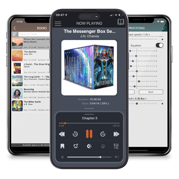 Download fo free audiobook The Messenger Box Set: Books 1-10 by J.N. Chaney and listen anywhere on your iOS devices in the ListenBook app.