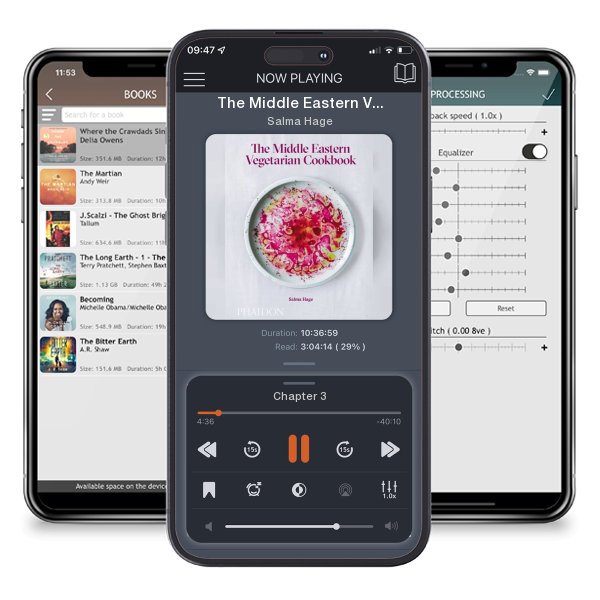 Download fo free audiobook The Middle Eastern Vegetarian Cookbook by Salma Hage and listen anywhere on your iOS devices in the ListenBook app.