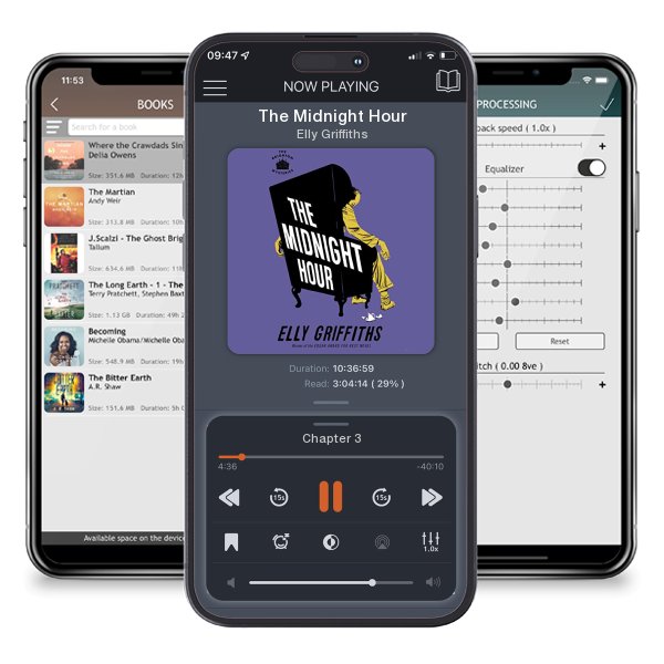 Download fo free audiobook The Midnight Hour by Elly Griffiths and listen anywhere on your iOS devices in the ListenBook app.