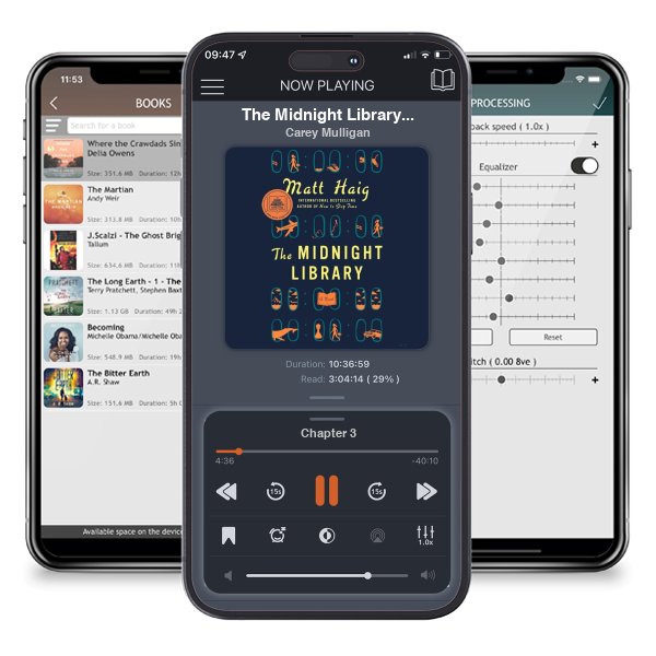 Download fo free audiobook The Midnight Library: A GMA Book Club Pick (A Novel) by Carey Mulligan and listen anywhere on your iOS devices in the ListenBook app.
