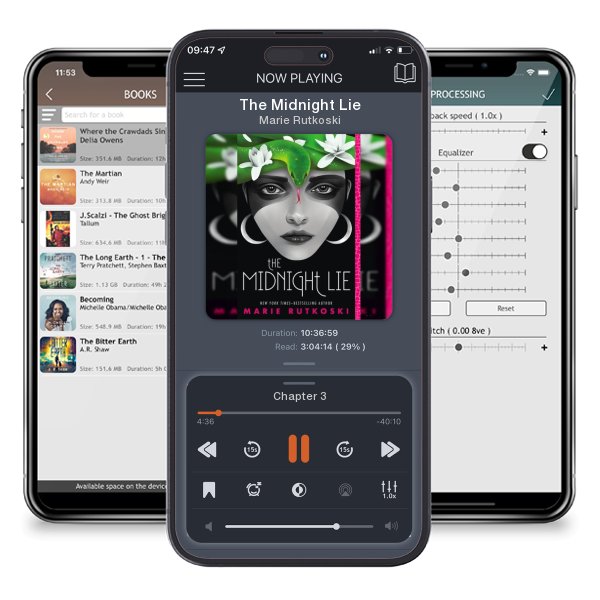 Download fo free audiobook The Midnight Lie by Marie Rutkoski and listen anywhere on your iOS devices in the ListenBook app.