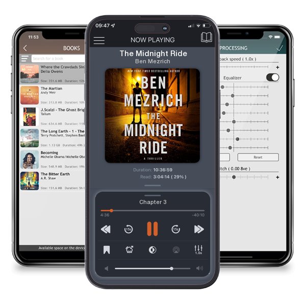 Download fo free audiobook The Midnight Ride by Ben Mezrich and listen anywhere on your iOS devices in the ListenBook app.