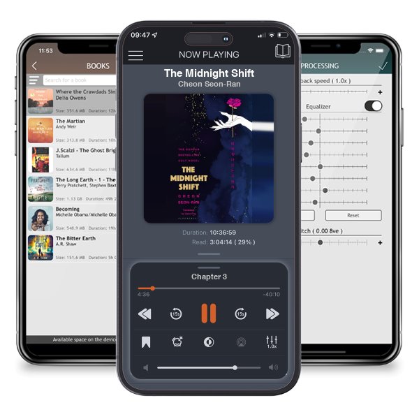 Download fo free audiobook The Midnight Shift by Cheon Seon-Ran and listen anywhere on your iOS devices in the ListenBook app.