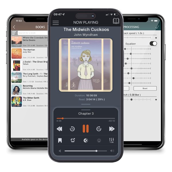 Download fo free audiobook The Midwich Cuckoos by John Wyndham and listen anywhere on your iOS devices in the ListenBook app.