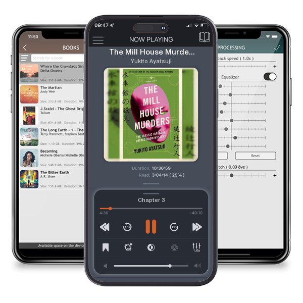 Download fo free audiobook The Mill House Murders: The Classic Japanese Locked Room Mystery by Yukito Ayatsuji and listen anywhere on your iOS devices in the ListenBook app.