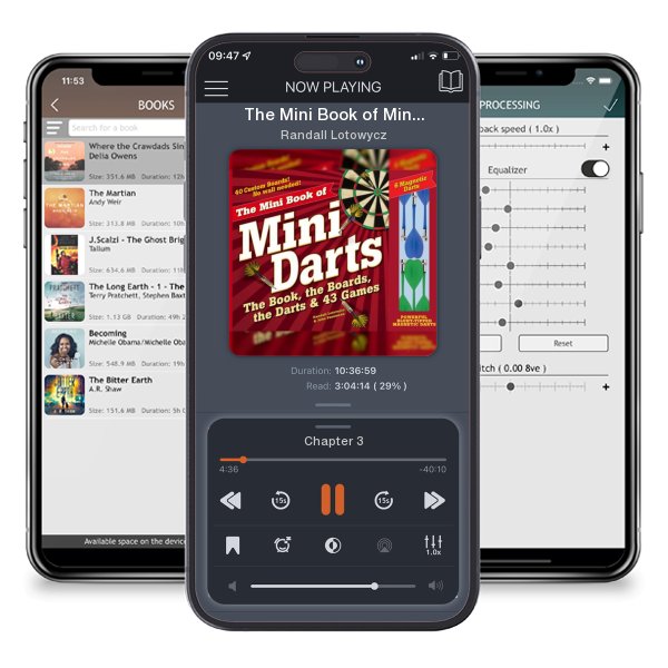 Download fo free audiobook The Mini Book of Mini Darts: The Book, the Boards, the Darts, and 43 Games by Randall Lotowycz and listen anywhere on your iOS devices in the ListenBook app.