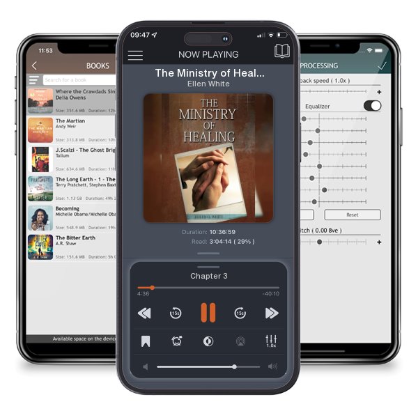 Download fo free audiobook The Ministry of Healing: (Biblical Principles on health, Counsels on Health, Medical Ministry, Bible Hygiene, a call to medical evangelism, Cou (Christian Home Library #4) (Large Print / Paperback) by Ellen White and listen anywhere on your iOS devices in the ListenBook app.