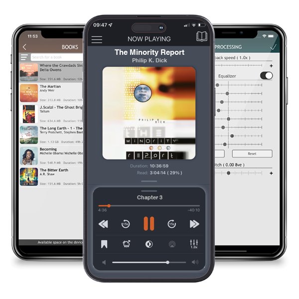 Download fo free audiobook The Minority Report by Philip K. Dick and listen anywhere on your iOS devices in the ListenBook app.