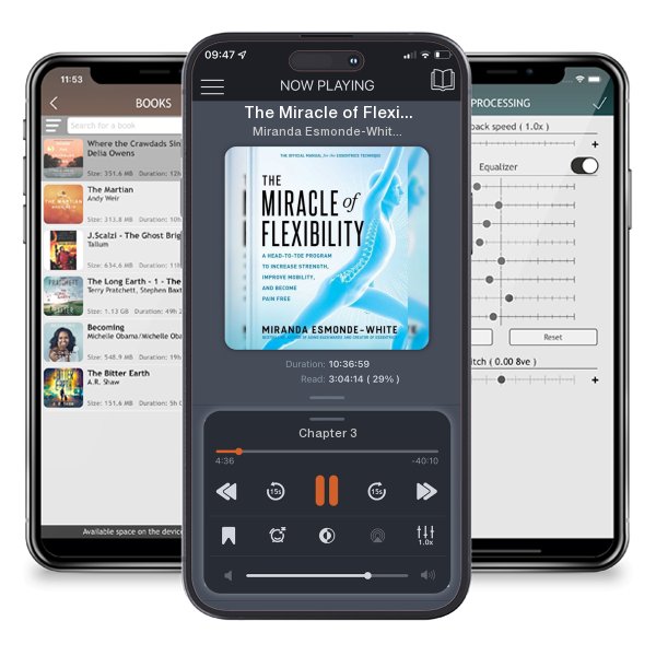 Download fo free audiobook The Miracle of Flexibility: A Head-To-Toe Program to Increase... by Miranda Esmonde-White and listen anywhere on your iOS devices in the ListenBook app.