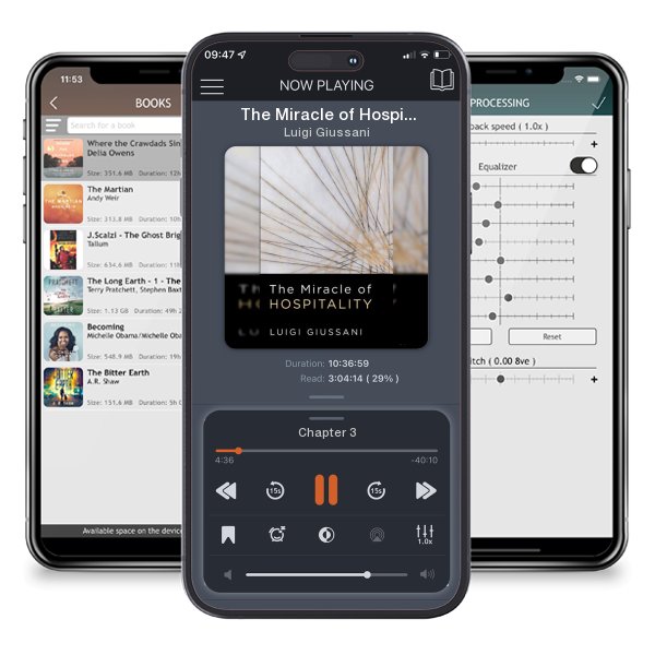Download fo free audiobook The Miracle of Hospitality by Luigi Giussani and listen anywhere on your iOS devices in the ListenBook app.