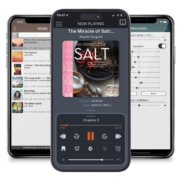 Download fo free audiobook The Miracle of Salt: Recipes and Techniques to Preserve,... by Naomi Duguid and listen anywhere on your iOS devices in the ListenBook app.