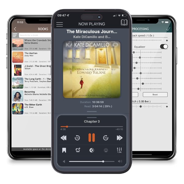 Download fo free audiobook The Miraculous Journey of Edward Tulane by Kate DiCamillo and Bagram Ibatoulline and listen anywhere on your iOS devices in the ListenBook app.