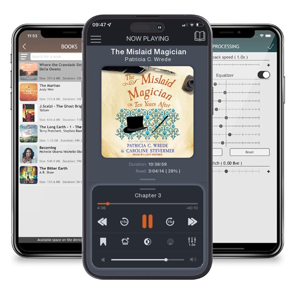 Download fo free audiobook The Mislaid Magician by Patricia C. Wrede and listen anywhere on your iOS devices in the ListenBook app.