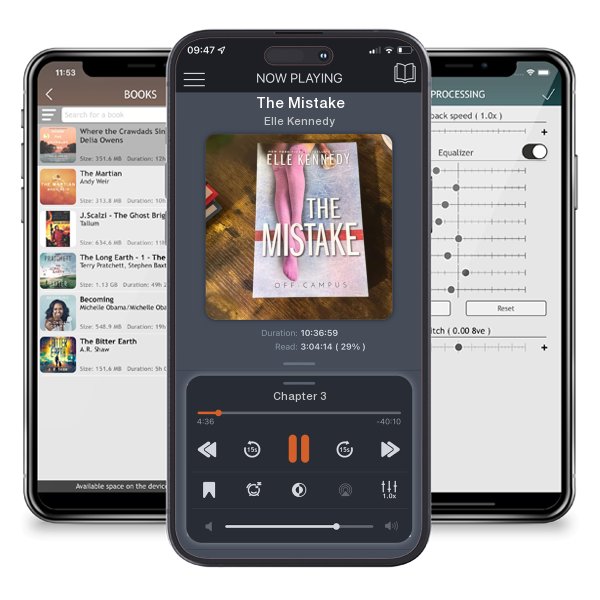Download fo free audiobook The Mistake by Elle Kennedy and listen anywhere on your iOS devices in the ListenBook app.