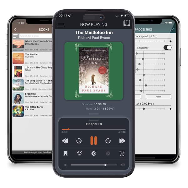 Download fo free audiobook The Mistletoe Inn by Richard Paul Evans and listen anywhere on your iOS devices in the ListenBook app.