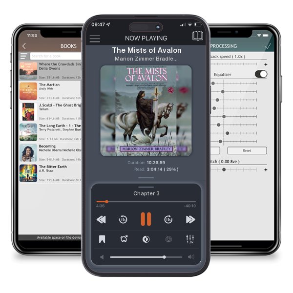 Download fo free audiobook The Mists of Avalon by Marion Zimmer Bradley and listen anywhere on your iOS devices in the ListenBook app.