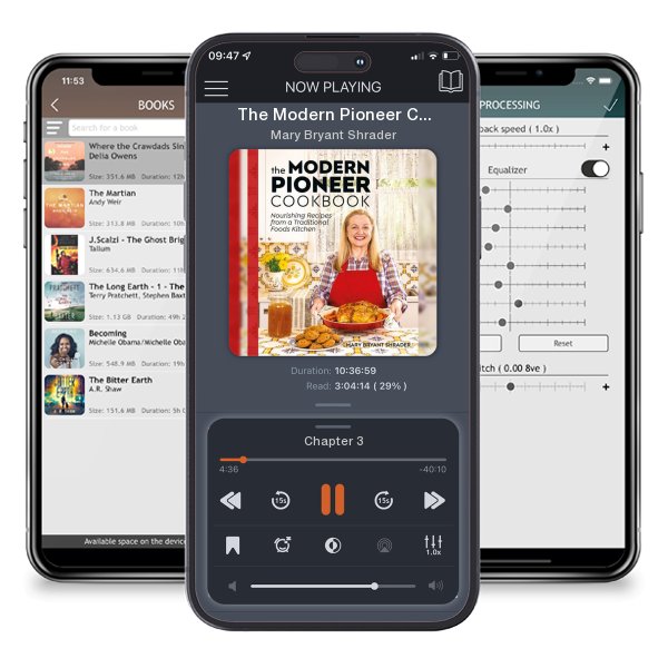 Download fo free audiobook The Modern Pioneer Cookbook: Nourishing Recipes from a... by Mary Bryant Shrader and listen anywhere on your iOS devices in the ListenBook app.