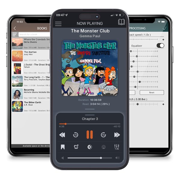 Download fo free audiobook The Monster Club by Gemma Paul and listen anywhere on your iOS devices in the ListenBook app.