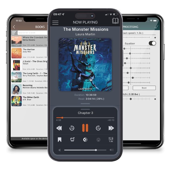 Download fo free audiobook The Monster Missions by Laura Martin and listen anywhere on your iOS devices in the ListenBook app.