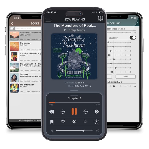 Download fo free audiobook The Monsters of Rookhaven by Pádraig Kenny and listen anywhere on your iOS devices in the ListenBook app.