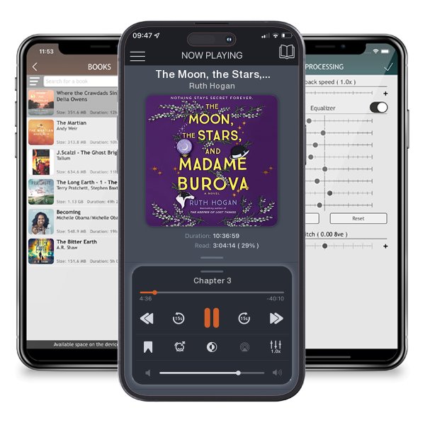 Download fo free audiobook The Moon, the Stars, and Madame Burova by Ruth Hogan and listen anywhere on your iOS devices in the ListenBook app.