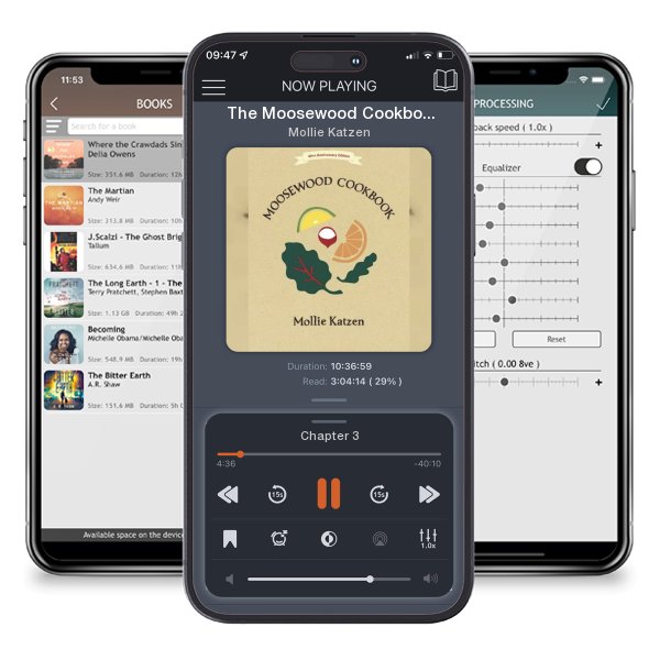 Download fo free audiobook The Moosewood Cookbook: 40th Anniversary Edition by Mollie Katzen and listen anywhere on your iOS devices in the ListenBook app.
