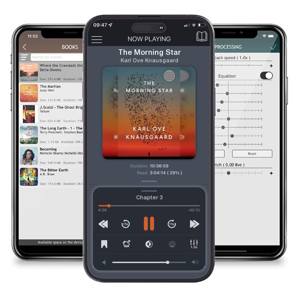 Download fo free audiobook The Morning Star by Karl Ove Knausgaard and listen anywhere on your iOS devices in the ListenBook app.