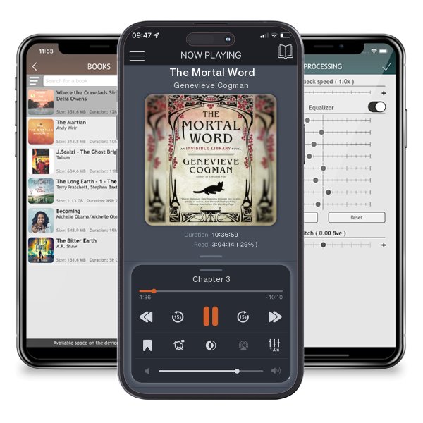 Download fo free audiobook The Mortal Word by Genevieve Cogman and listen anywhere on your iOS devices in the ListenBook app.