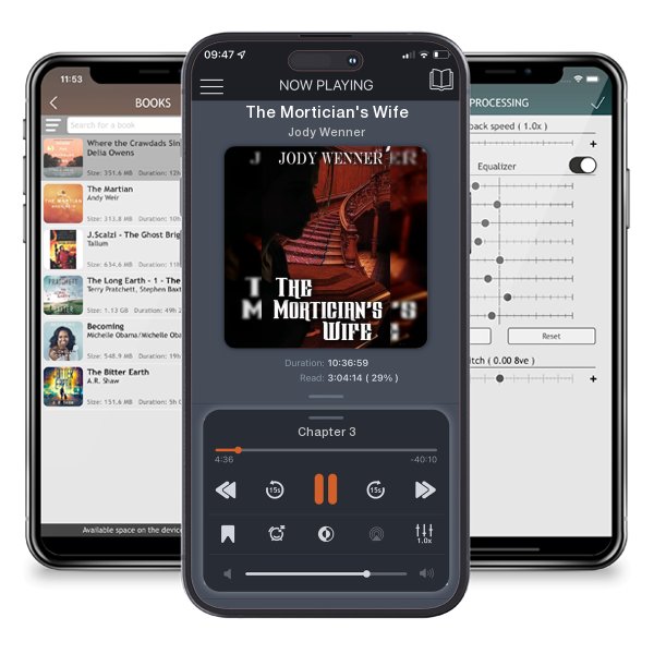 Download fo free audiobook The Mortician's Wife by Jody Wenner and listen anywhere on your iOS devices in the ListenBook app.