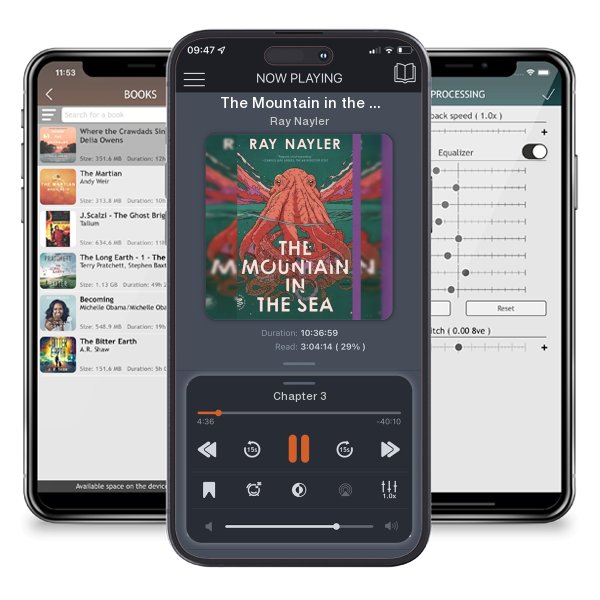 Download fo free audiobook The Mountain in the Sea by Ray Nayler and listen anywhere on your iOS devices in the ListenBook app.