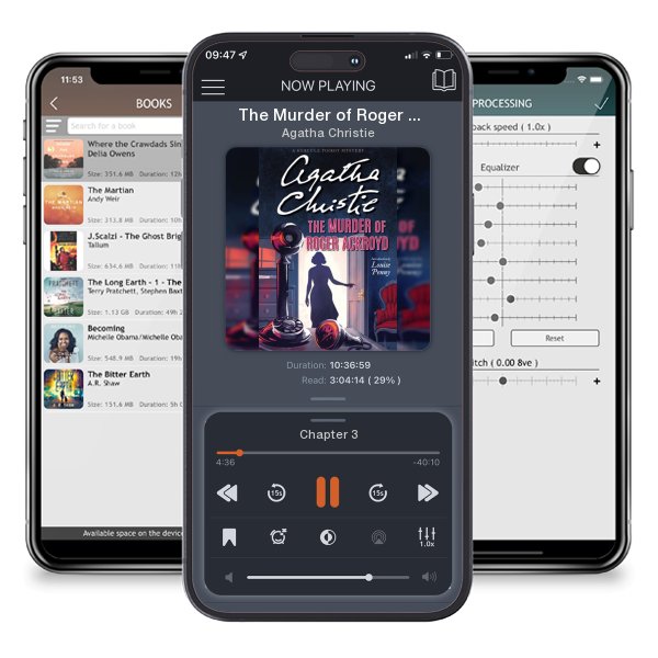 Download fo free audiobook The Murder of Roger Ackroyd: A Hercule Poirot Mystery by Agatha Christie and listen anywhere on your iOS devices in the ListenBook app.
