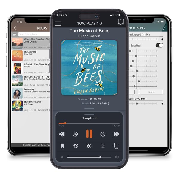 Download fo free audiobook The Music of Bees by Eileen Garvin and listen anywhere on your iOS devices in the ListenBook app.