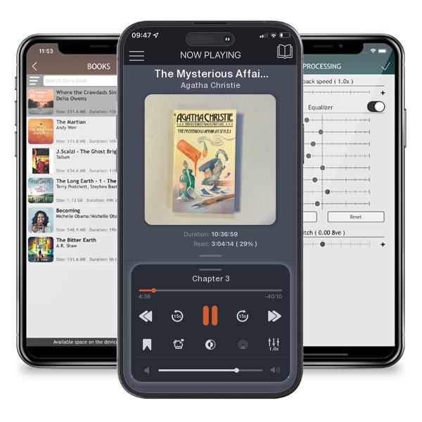 Download fo free audiobook The Mysterious Affair at Styles by Agatha Christie and listen anywhere on your iOS devices in the ListenBook app.