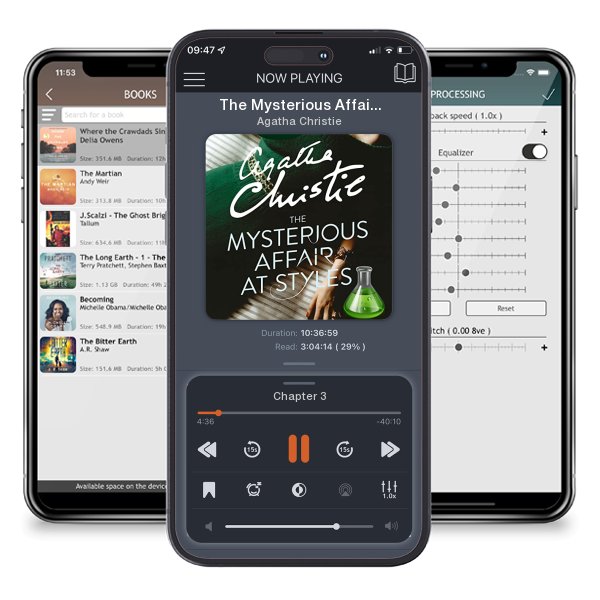 Download fo free audiobook The Mysterious Affair at Styles by Agatha Christie and listen anywhere on your iOS devices in the ListenBook app.