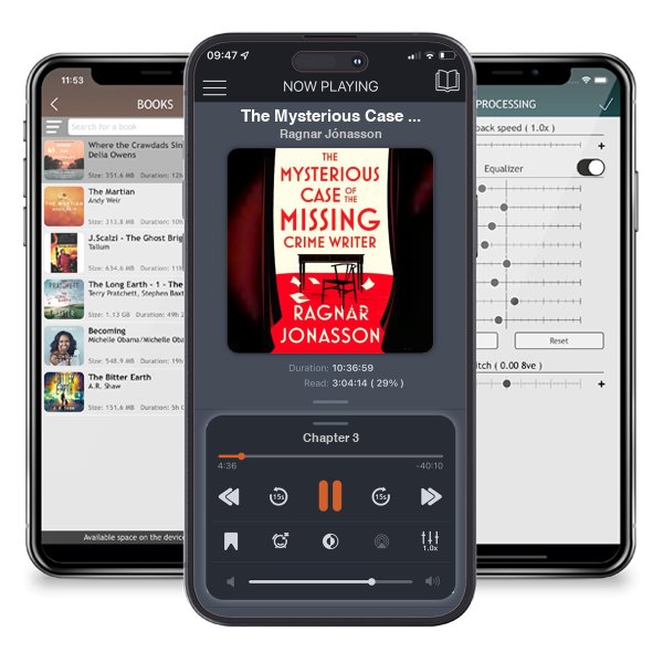 Download fo free audiobook The Mysterious Case of the Missing Crime Writer by Ragnar Jónasson and listen anywhere on your iOS devices in the ListenBook app.