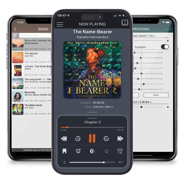Download fo free audiobook The Name-Bearer by Natalia Hernandez and listen anywhere on your iOS devices in the ListenBook app.