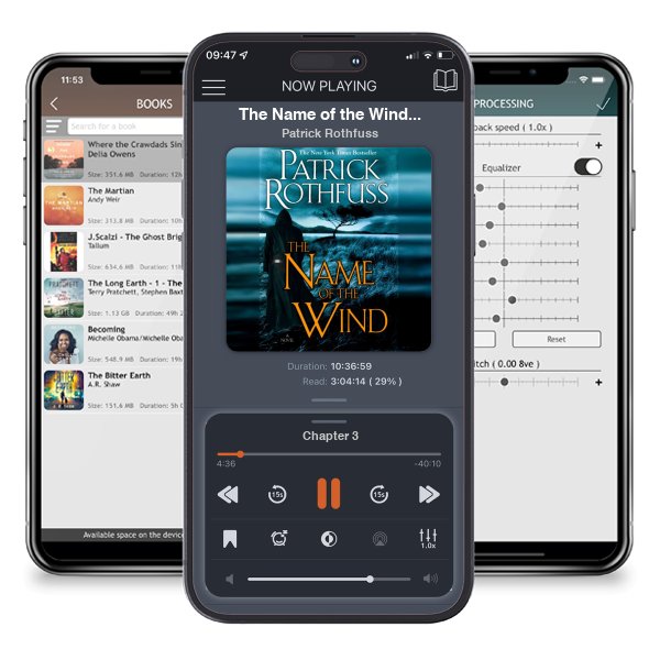 Download fo free audiobook The Name of the Wind (The Kingkiller Chronicle, #1) by Patrick Rothfuss and listen anywhere on your iOS devices in the ListenBook app.