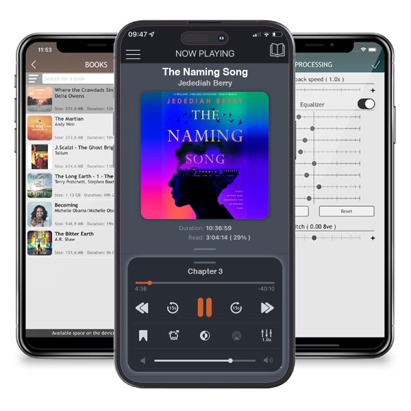 Download fo free audiobook The Naming Song by Jedediah Berry and listen anywhere on your iOS devices in the ListenBook app.