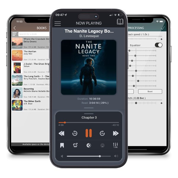 Download fo free audiobook The Nanite Legacy Book 2 by D. Levesque and listen anywhere on your iOS devices in the ListenBook app.
