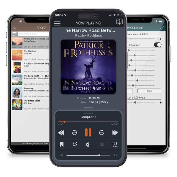 Download fo free audiobook The Narrow Road Between Desires by Patrick Rothfuss and listen anywhere on your iOS devices in the ListenBook app.