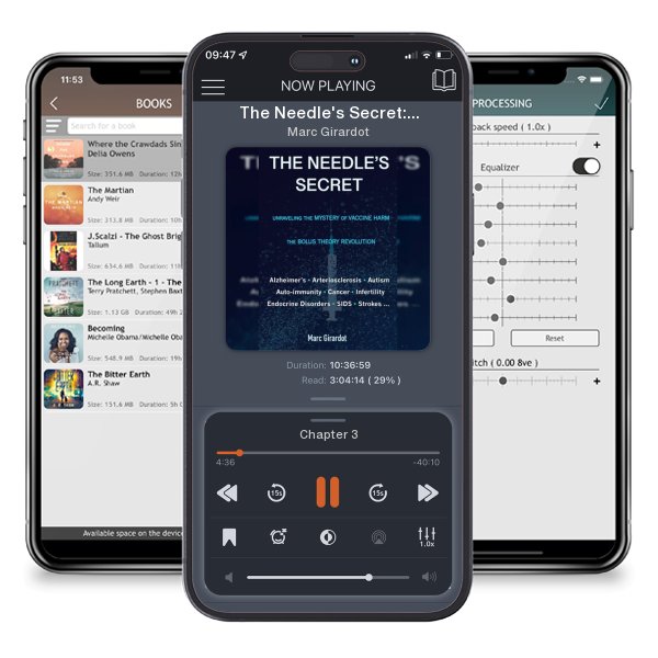 Download fo free audiobook The Needle's Secret: Unraveling the Mystery of Vaccine Harm, and the Bolus Theory Revolution by Marc Girardot and listen anywhere on your iOS devices in the ListenBook app.