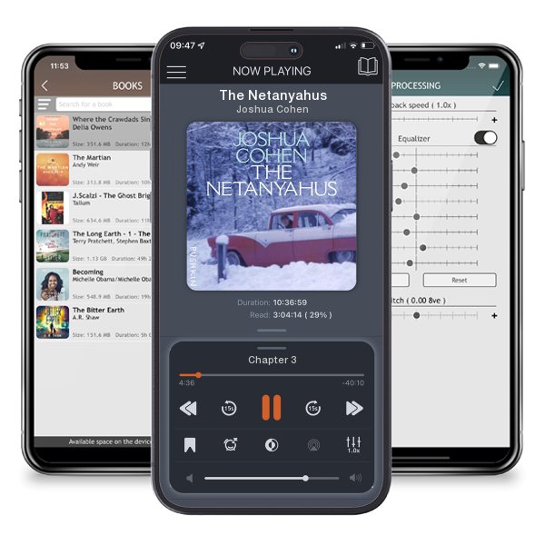 Download fo free audiobook The Netanyahus by Joshua Cohen and listen anywhere on your iOS devices in the ListenBook app.
