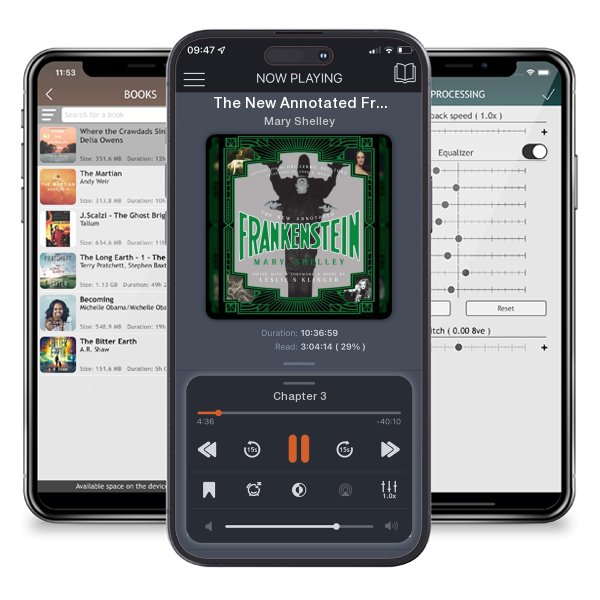 Download fo free audiobook The New Annotated Frankenstein by Mary Shelley and listen anywhere on your iOS devices in the ListenBook app.