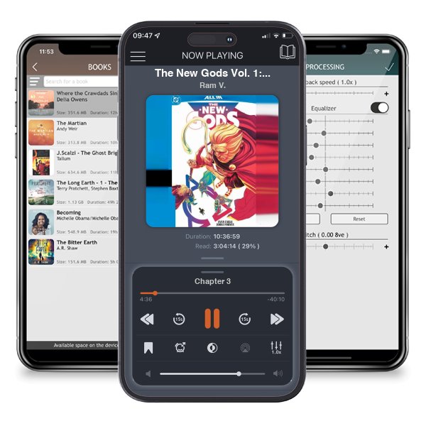 Download fo free audiobook The New Gods Vol. 1: The Falling Sky by Ram V. and listen anywhere on your iOS devices in the ListenBook app.