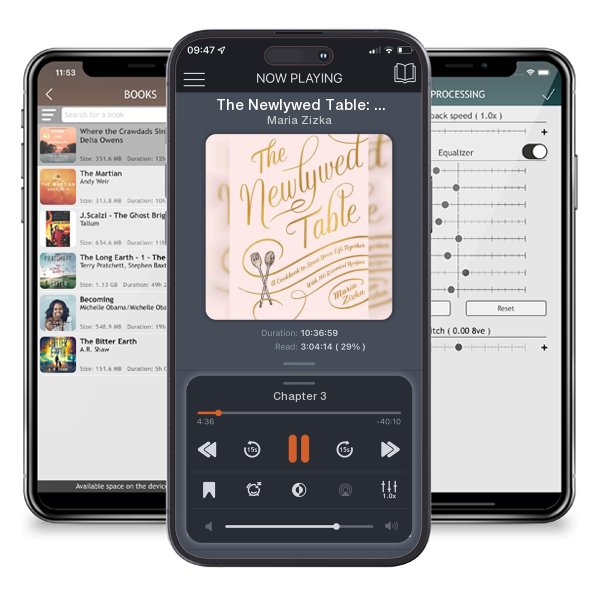 Download fo free audiobook The Newlywed Table: A Cookbook to Start Your Life Together by Maria Zizka and listen anywhere on your iOS devices in the ListenBook app.
