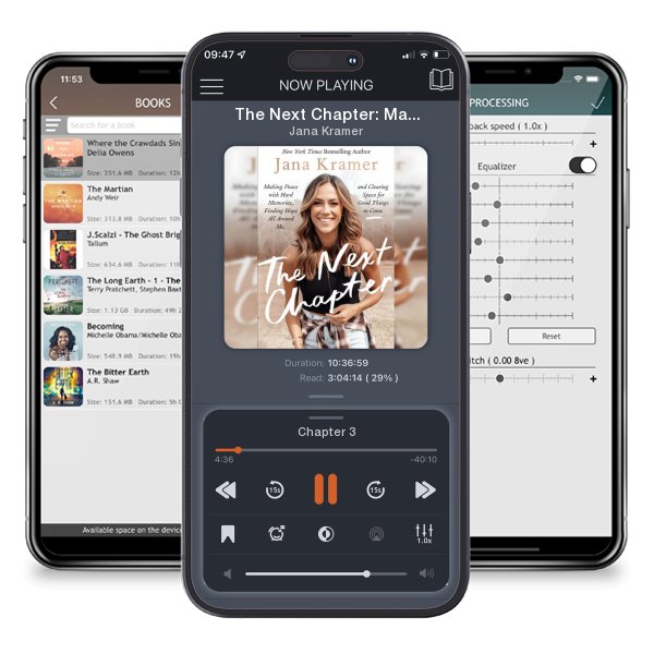 Download fo free audiobook The Next Chapter: Making Peace with Hard Memories, Finding... by Jana Kramer and listen anywhere on your iOS devices in the ListenBook app.
