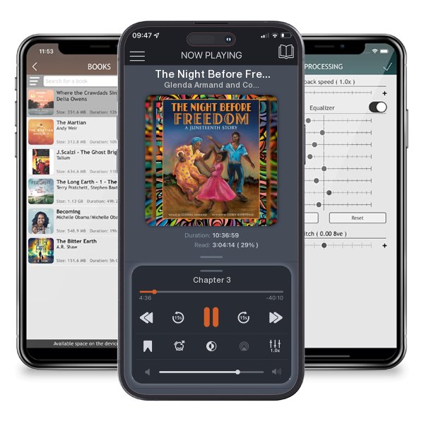 Download fo free audiobook The Night Before Freedom: A Juneteenth Story by Glenda Armand and Corey Barksdale and listen anywhere on your iOS devices in the ListenBook app.