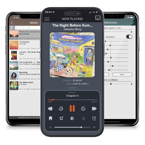 Download fo free audiobook The Night Before Summer Vacation by Natasha Wing and listen anywhere on your iOS devices in the ListenBook app.