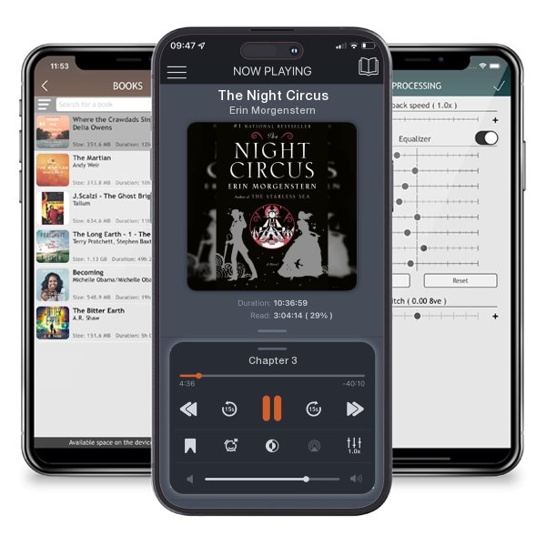 Download fo free audiobook The Night Circus by Erin Morgenstern and listen anywhere on your iOS devices in the ListenBook app.