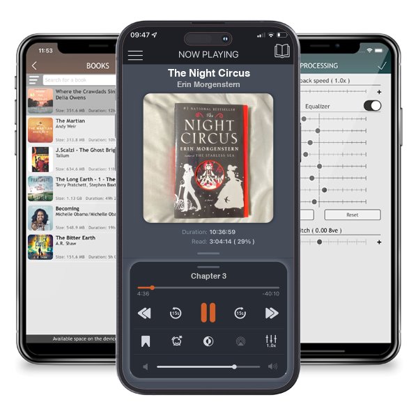 Download fo free audiobook The Night Circus by Erin Morgenstern and listen anywhere on your iOS devices in the ListenBook app.